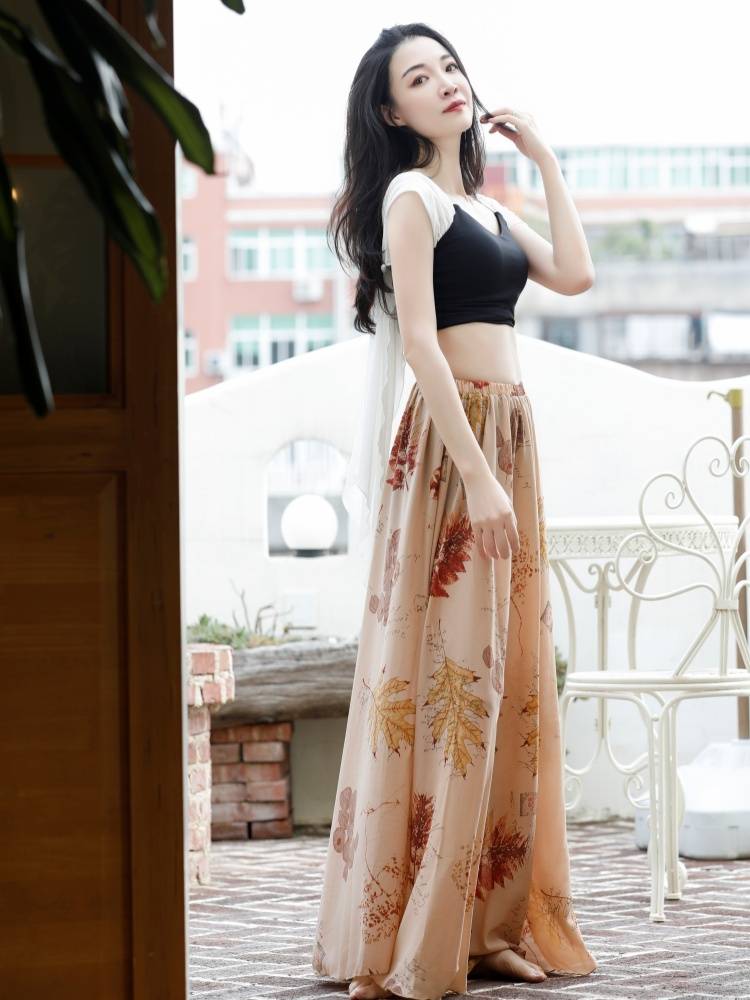 Cherrydancer Ji Xiaobai's original belly dance half -body skirt limited elegant large skirt Oriental dance 2024 new