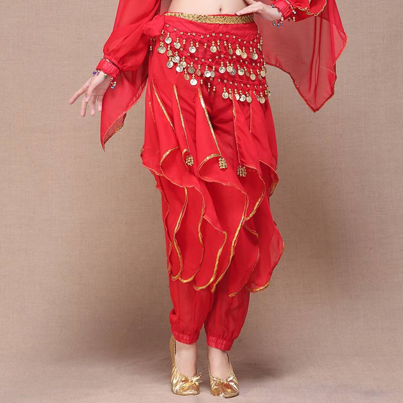 Adult Indian dance performance service belly dance performance service pants dance rotating pants dancing bright pants female