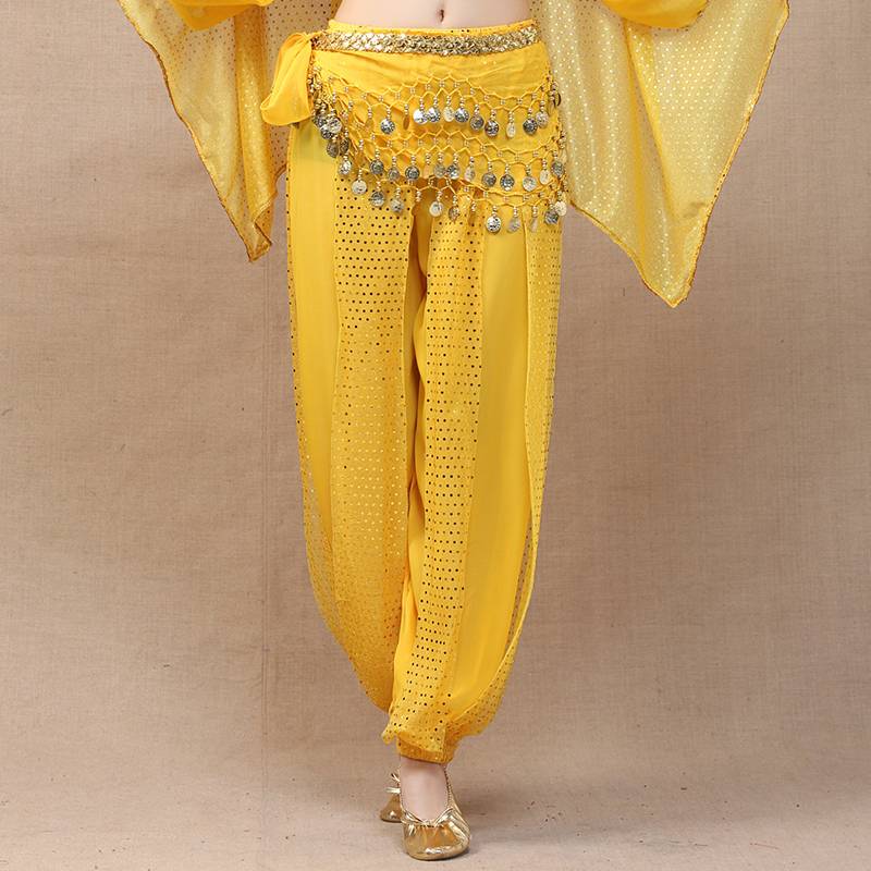 Adult Indian dance performance service belly dance performance service pants dance rotating pants dancing bright pants female