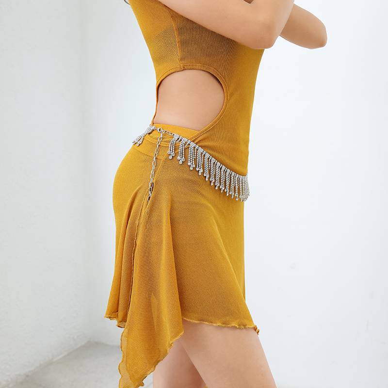 Belly dance clothing female practice service 2020 new beginner Oriental dance clothing suit dress sexy T749