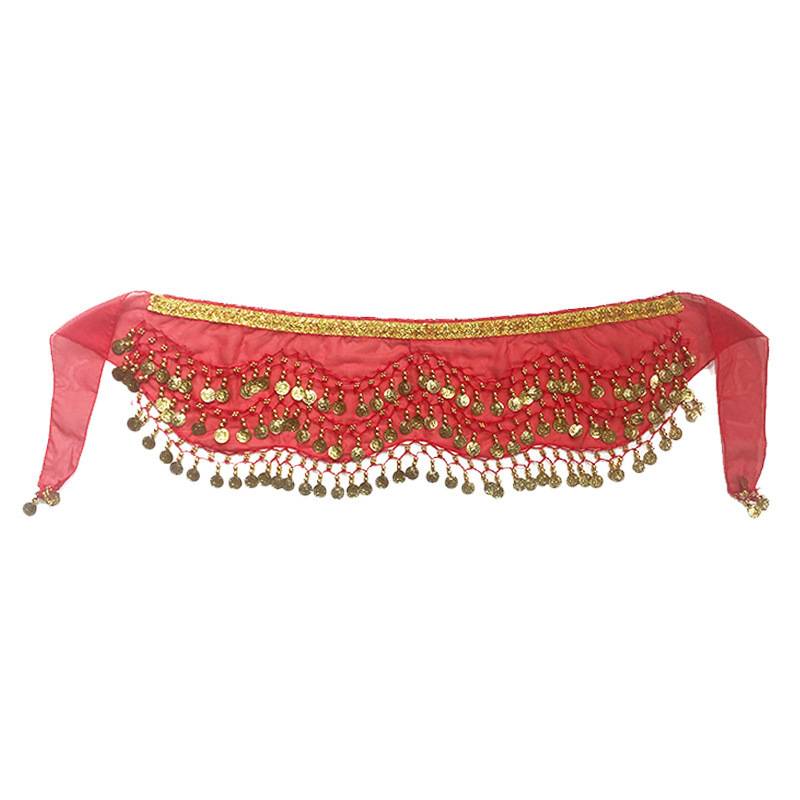 Belly dance waist chain Indian dance performing waist towel belly dance hip towel practicing exercises and hip towel spot