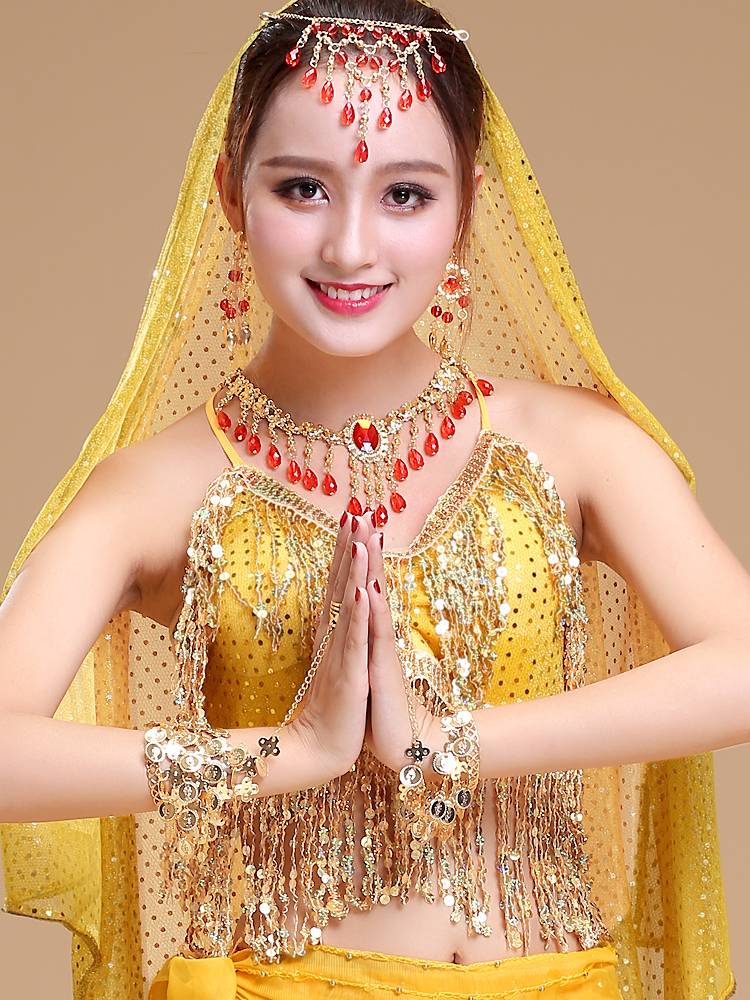 Belly dance top band practice service 2021 new spring and summer performance service practice dance dance