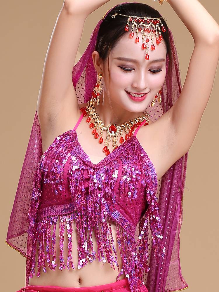Belly dance top band practice service 2021 new spring and summer performance service practice dance dance