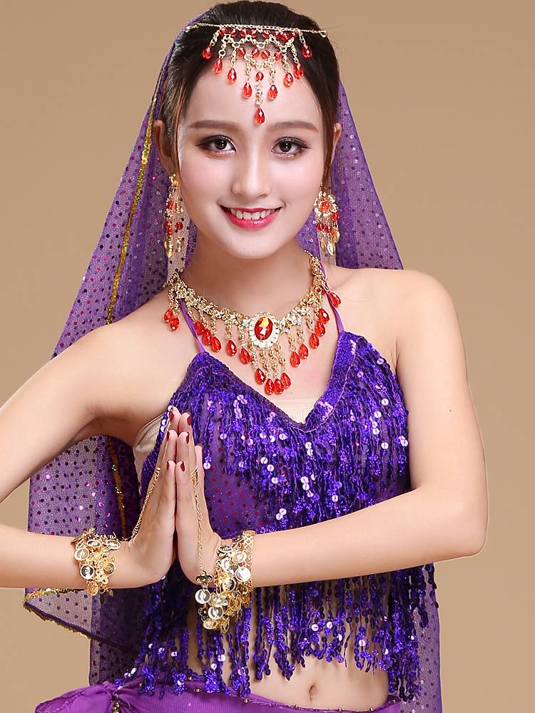 Belly dance top band practice service 2021 new spring and summer performance service practice dance dance