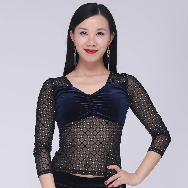 2024 spring and summer new belly dance, velvet, velvet large size belly dance exercise performance show