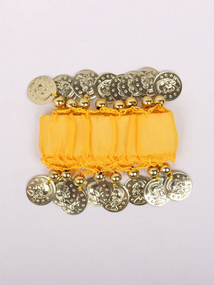Children's belly dance bracelet girl Indian dance handicraft national dance bracelet chiffon sequin bracelet
