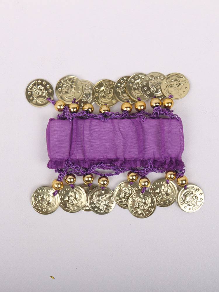 Children's belly dance bracelet girl Indian dance handicraft national dance bracelet chiffon sequin bracelet