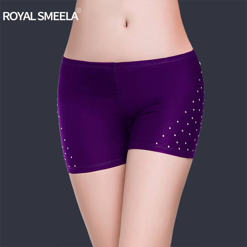 Royal Simira dance leggings tight -fitting elastic black belly dance safety pants women's defense light practice pants