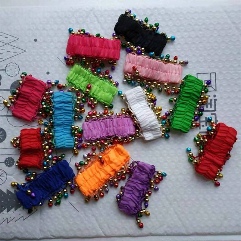♪ Belly Dance Bell Bell Bracelet Indian Dance Akchain Color Stage Performance Lings ♪