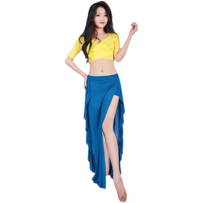 Belly dance clothing Female new suit autumn group service long skirt performance service