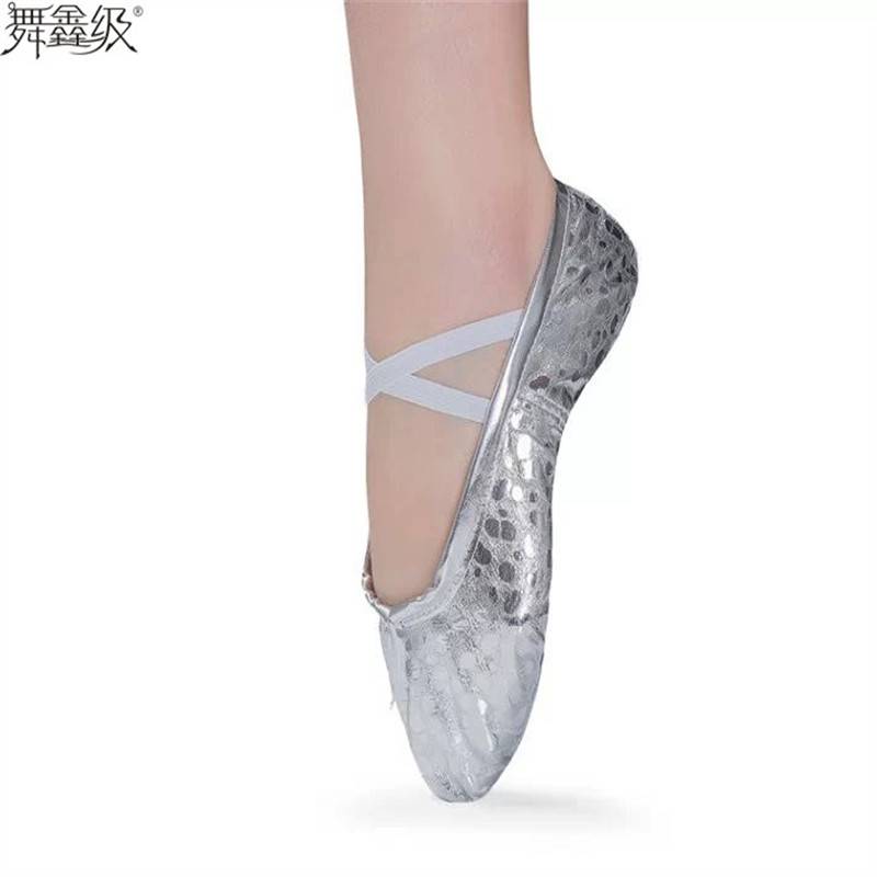 Golden dance shoes for girls with soft feet, ballet shoes for girls, cat claws for adult belly dances