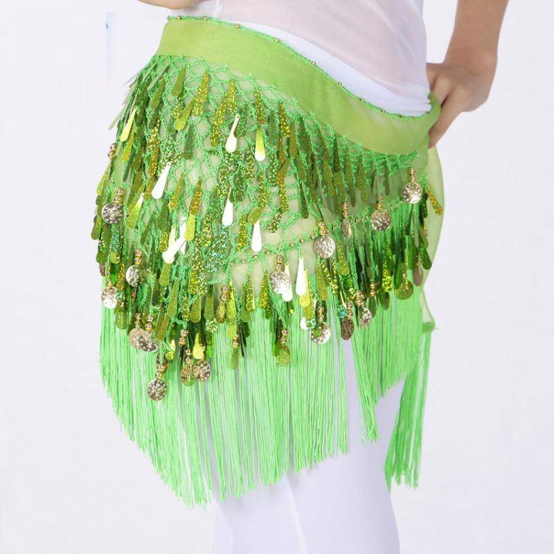 Belly dance scarf dance skirt performance sequin hip and waist G44573 scarf waist performance wrap skirt practitioner