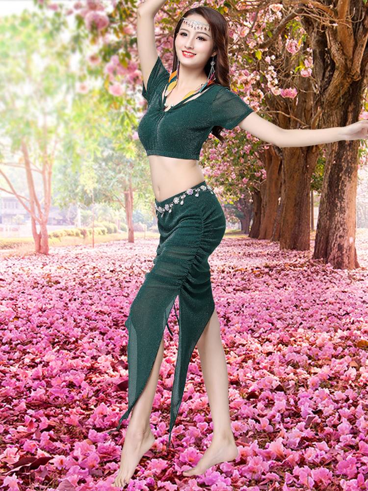 Wuchen Butterfly Belly Dance Dance Dance Gong Costume 2024 New Female Oriental Dance Performance Beginners Set Skirt Spring and Summer
