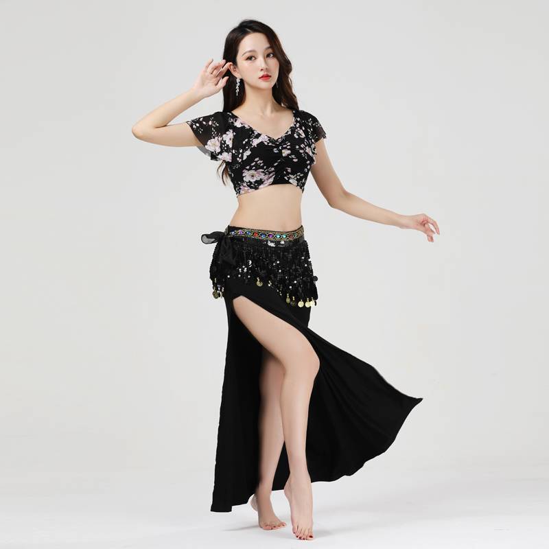 New spring and summer belly dance exercises, big size tribal belly dance oriental dance performance clothing performance clothing