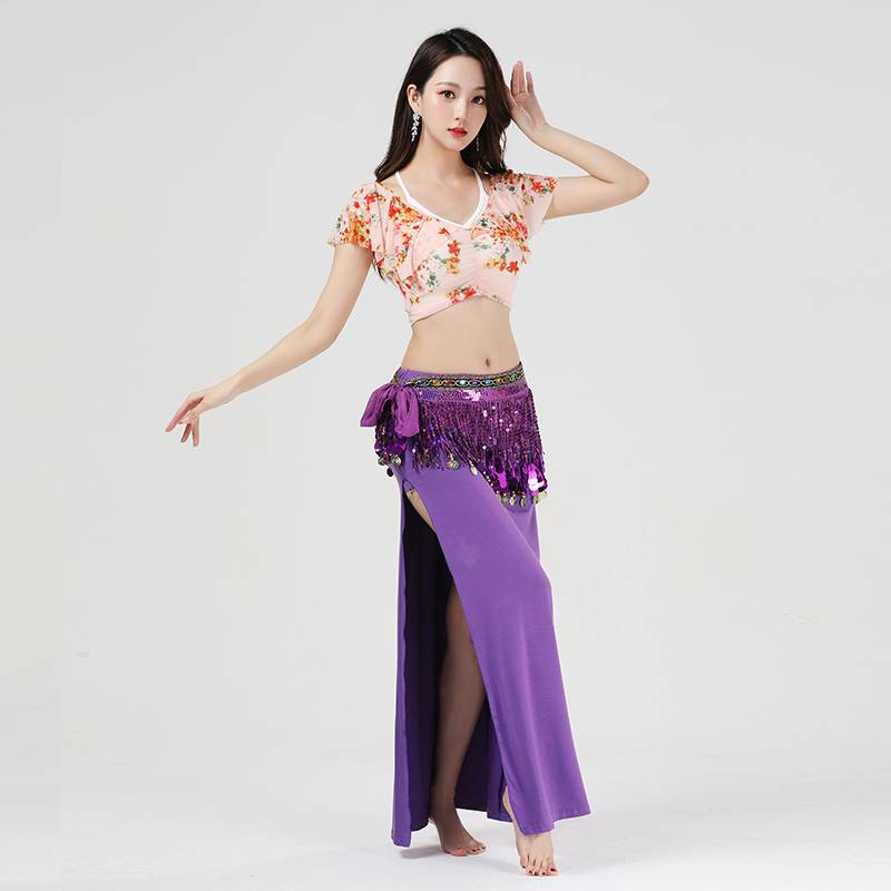 New spring and summer belly dance exercises, big size tribal belly dance oriental dance performance clothing performance clothing