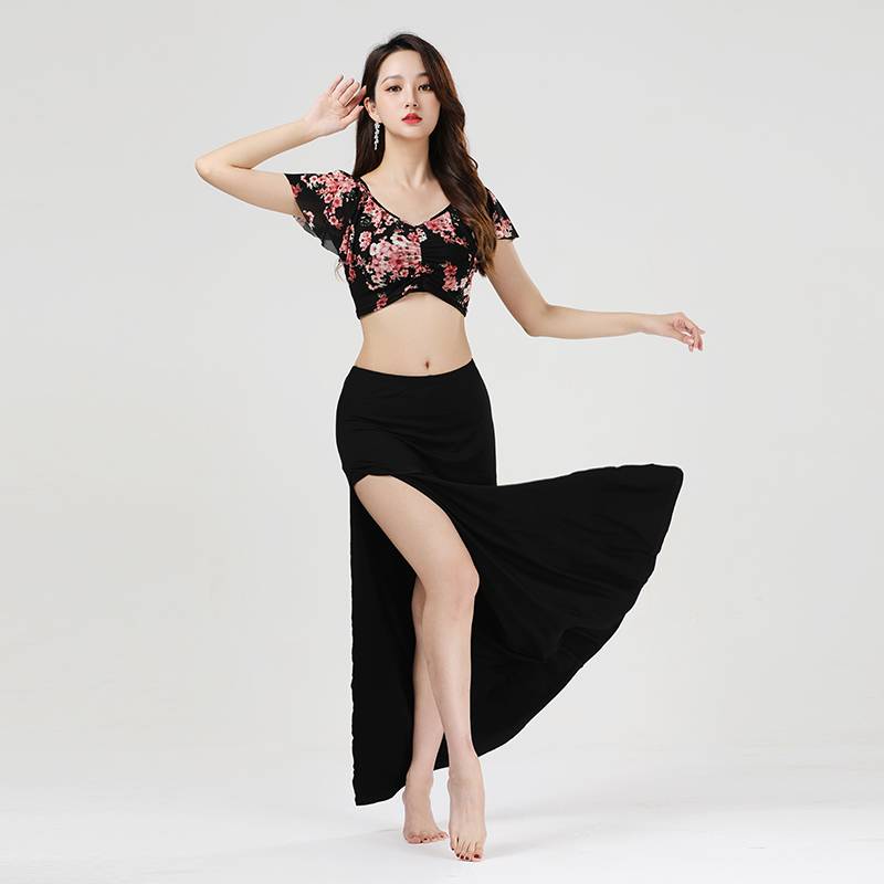 New spring and summer belly dance exercises, big size tribal belly dance oriental dance performance clothing performance clothing