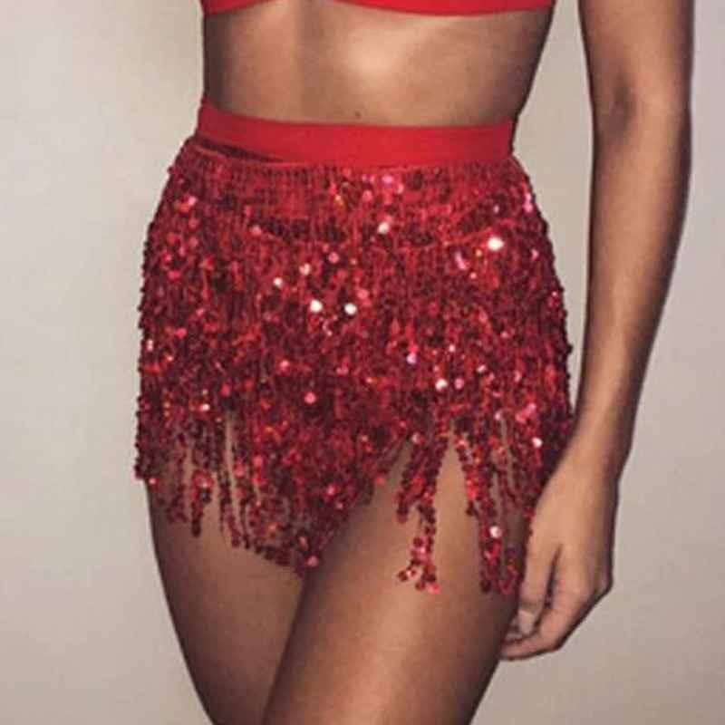 Belly dance waist chain new Flush towel skirt four -layer chiffon belt Indian dance waist seal performed waist scarf accessories