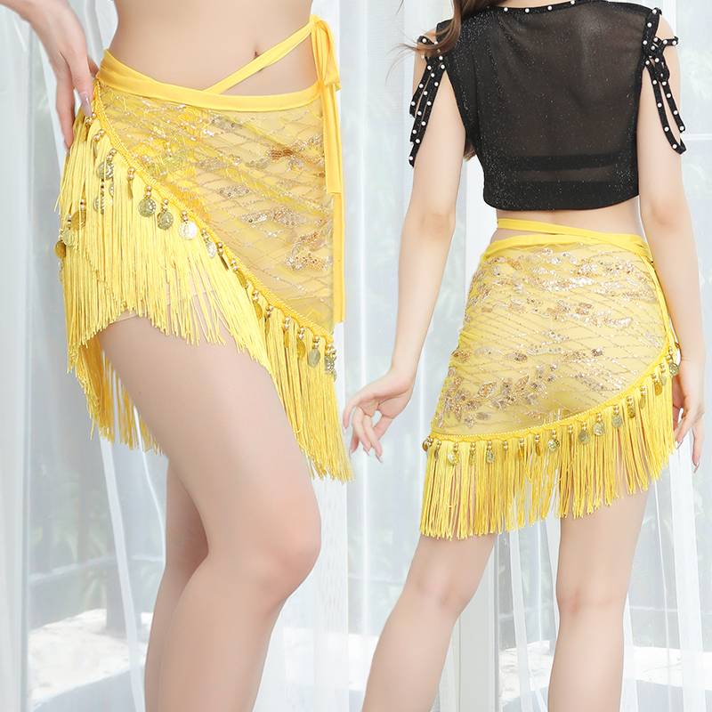 2022 Belly Dance Sequenant Flower Waist Chain Indian dance performance exercise