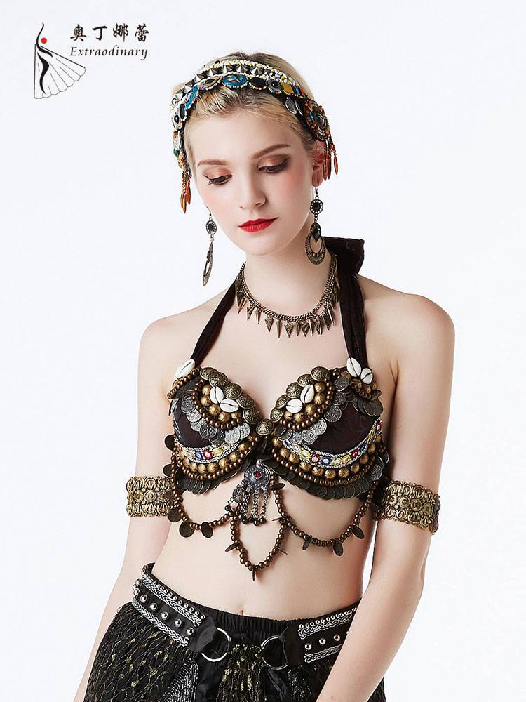 Belly Dance Performance Clothing Sexy Ethnic Tribe Princess Exotic Set 2023 New Senior Travel Female Woman