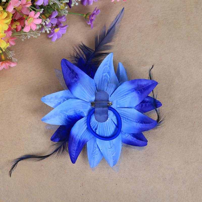 Dancer belly dance head jewelry head flower dance performance clothing set decoration accessories 3 flower head flowers
