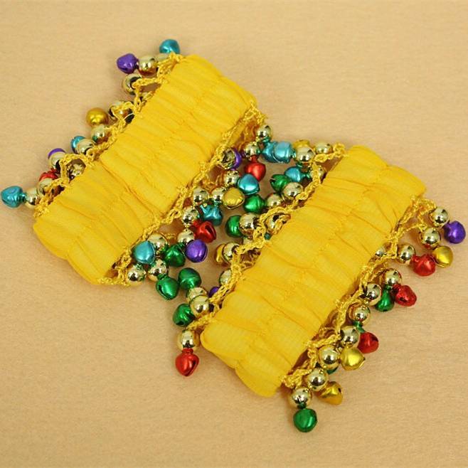 Belly dance adult bell bracelet children's performance arm chain foot chain Indian dance hand jewelry hand jewelry promotion