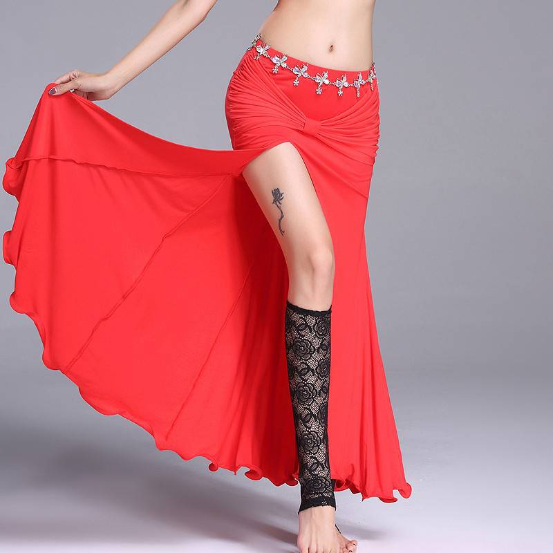 Sister Zicai Broken Code Clearance Belly Belly Dance Pants Belly Dance Practice Pants Sexy Large size skirt pants
