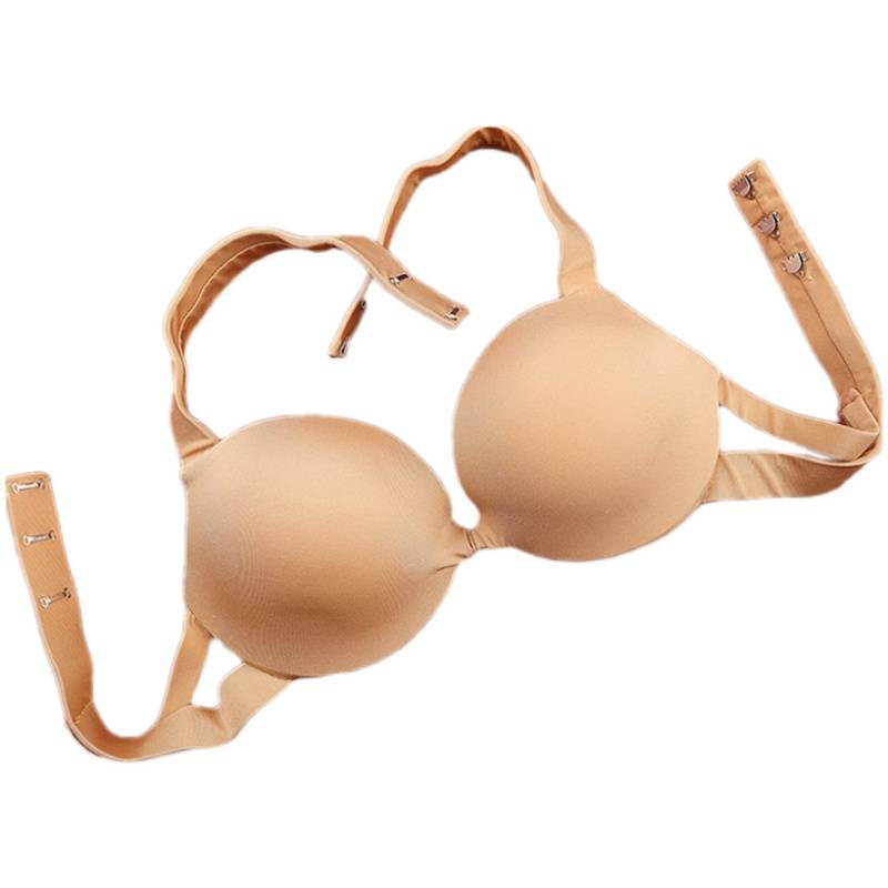 Belly dance manually imported Egyptian cup skin color with steel ring DIY nude performance bras deep cup meat color corset