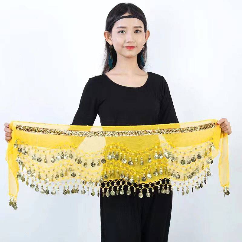 2024 new hip-butt-covered tummy dance, Indian turban dance practice