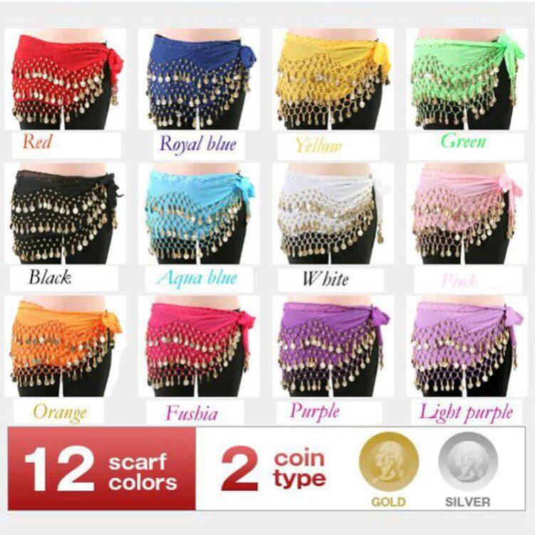 Belly dance waist chain hip scarf new streamproof belt Indian dance clothing waist towel oriental dance waist decoration female Latin waist seal