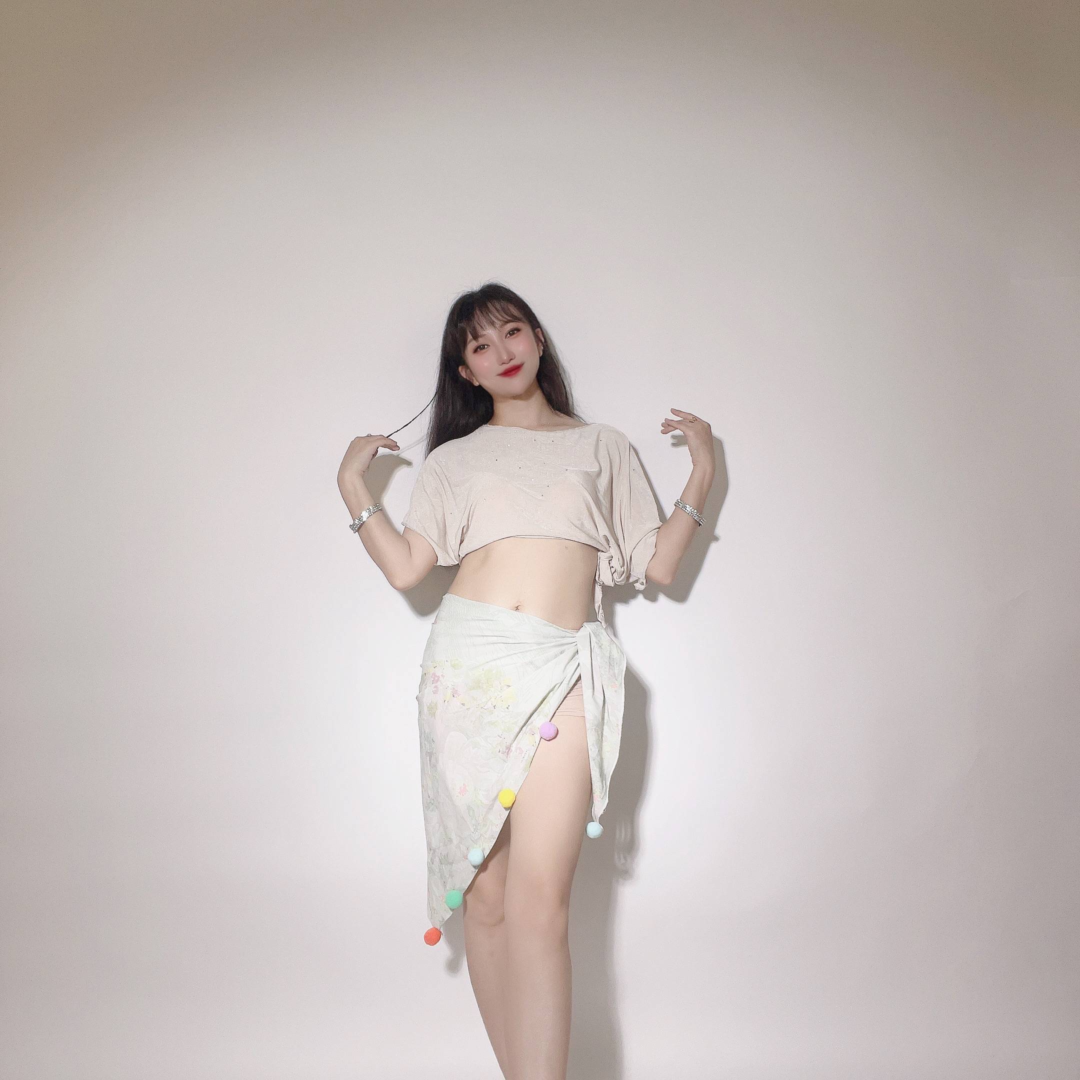 Special offer belly dance oriental dance exercise junior scholar exercise service group service group service ball hip hip towel