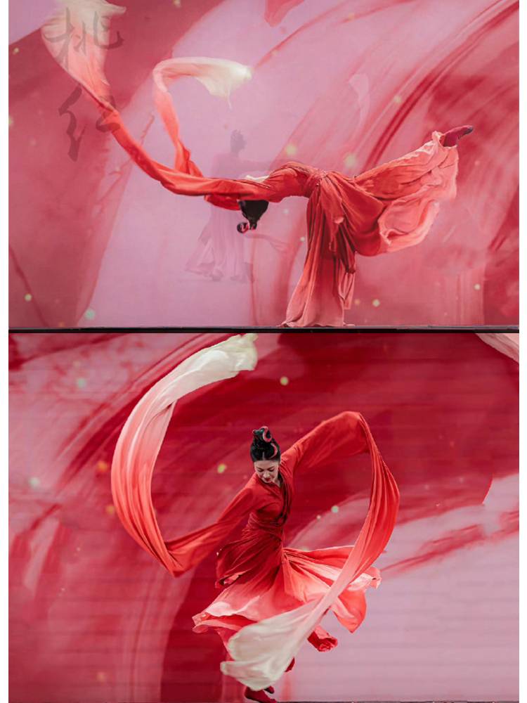 Tang Shiyi Spring Festival Gala, the same model Man Tingfang Guojue Water Sleeve Dance Performance, Female Sleeve Sleeve Dance Classical Dance Clothing