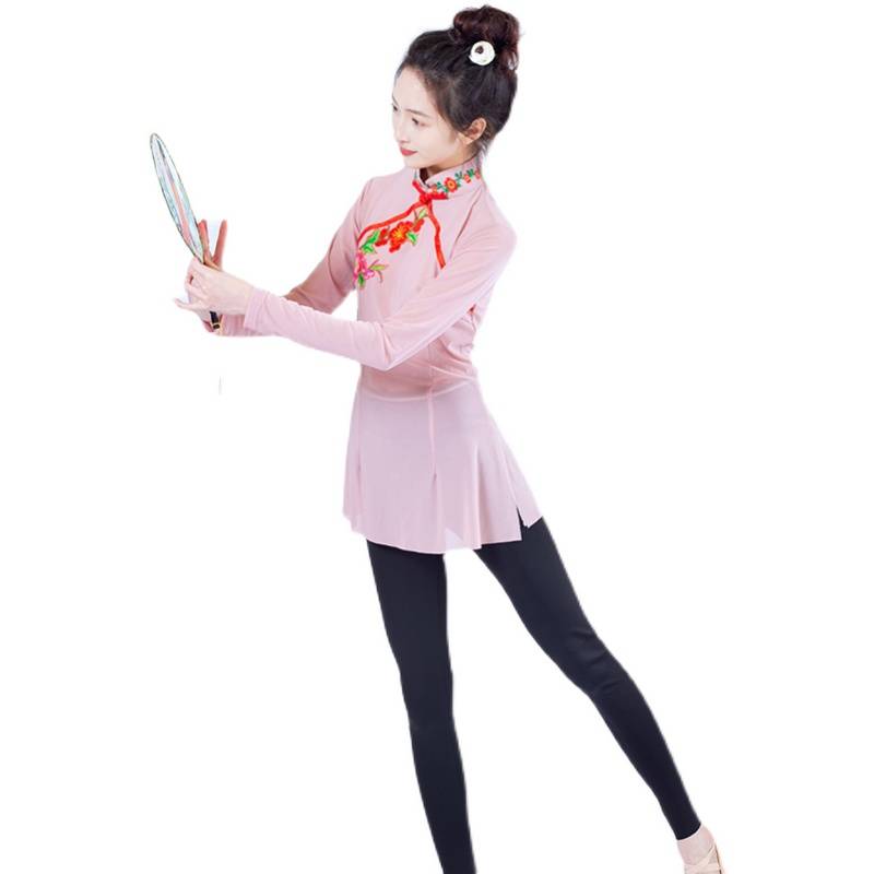 Jiaozhou Dance Performance Service Girls Student Student Examination Classical Dance Clothing Adult Practice Division Yangge Body Charm