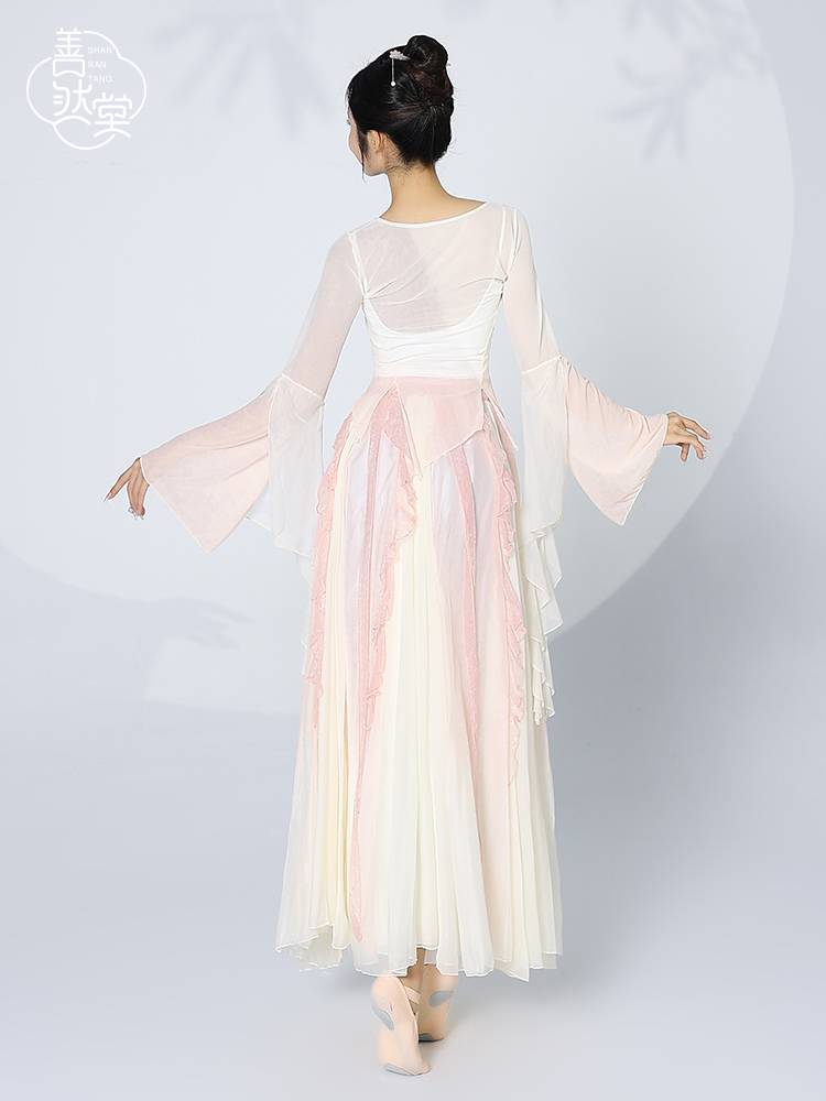 Shan Ran Hall's new classical dance clothing women's top gauze clothes practice Han Tang Chinese national dance showing clothing