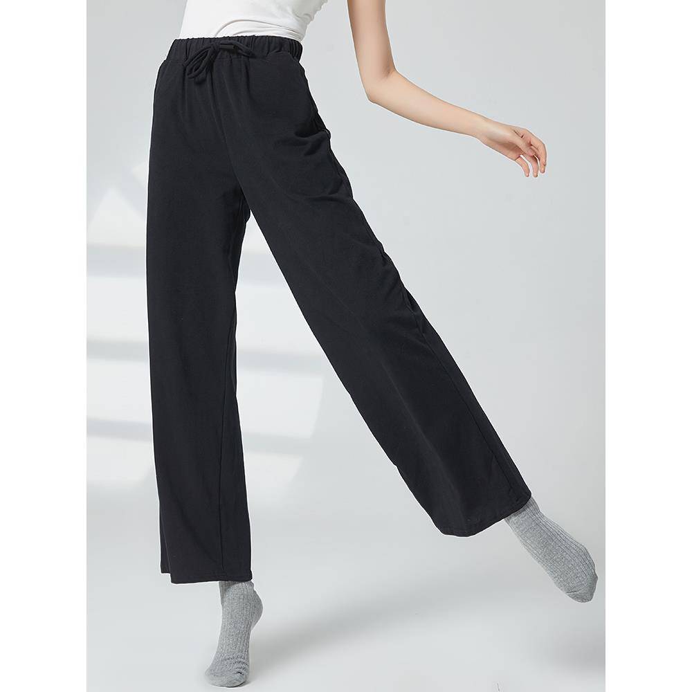 Modern dance pants straight cotton wide -leg pants classical dance exercise female Chinese dance art test shape clothing