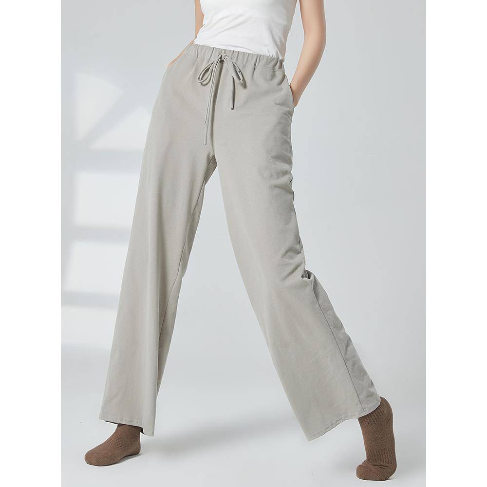 Modern dance pants straight cotton wide -leg pants classical dance exercise female Chinese dance art test shape clothing
