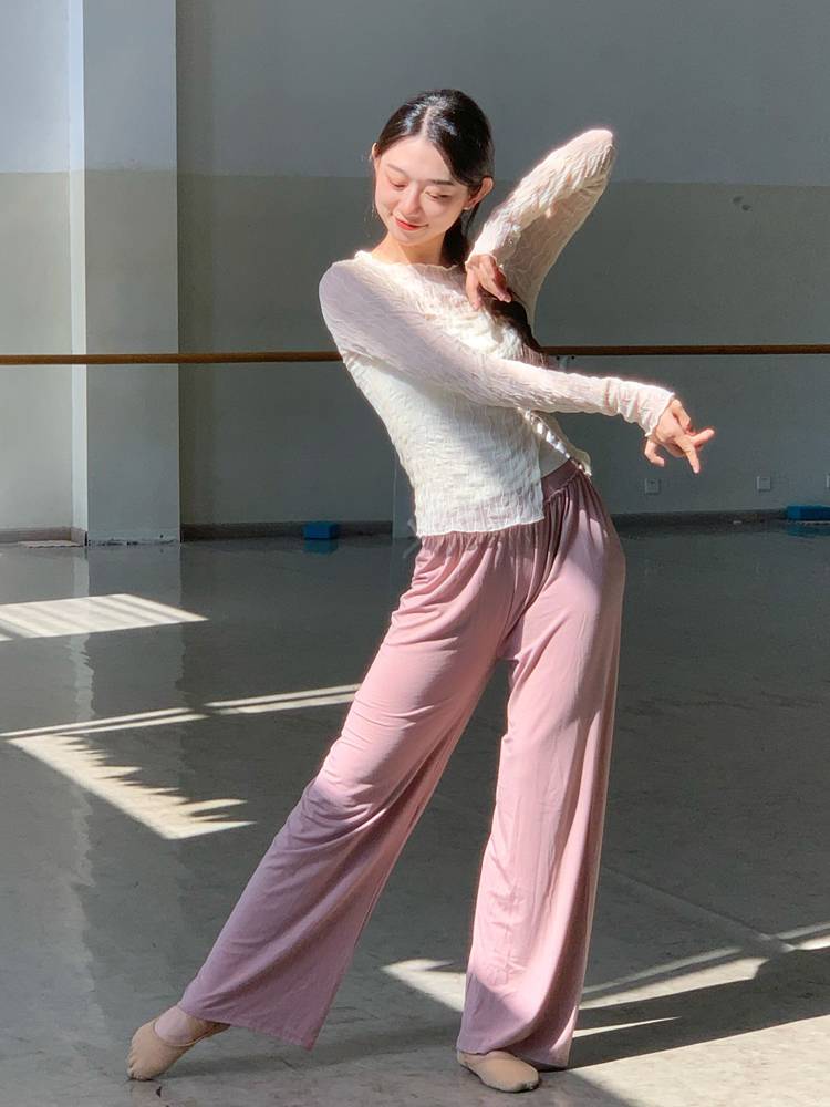 Modern dance pants feels summer adult wide -leg pants Classical dance Chinese dance clothing practice pants dance dance clothing