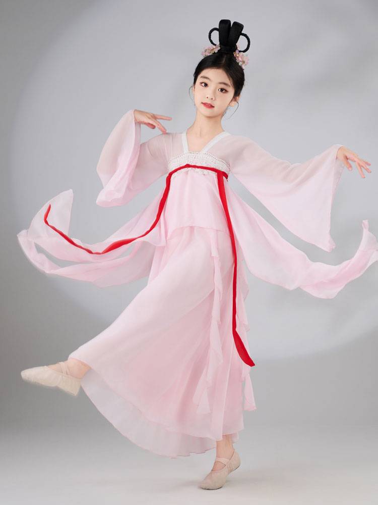 Children's Performance Classical Dance Dance Dance Dance Skirt Girls Fairy Fairy Hanfu Performing Chinese Dance Spring Song Dance