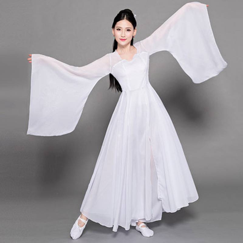 Classical Dance Performance Female Female Female China Cold Dance Dance Modern Fairy Improved Hanfu Temple Adults