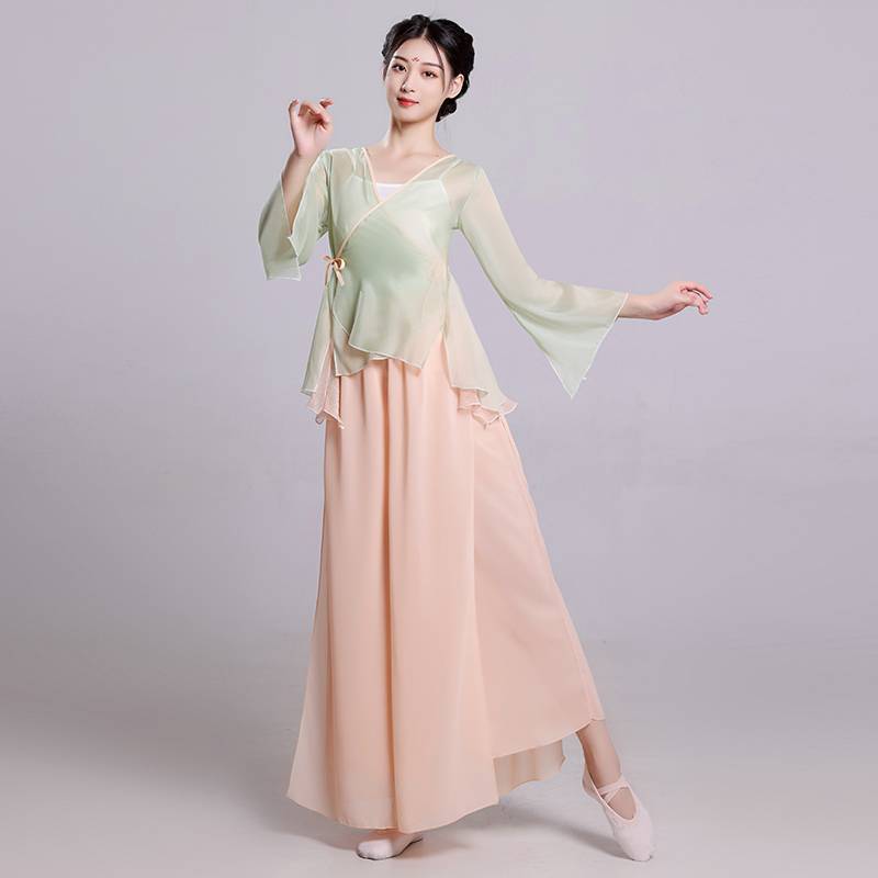 Classical Dance Performance Clothing Saoga Yoshio Fairy Fairy Guide Modern Chinese Dance Service Female Art Test