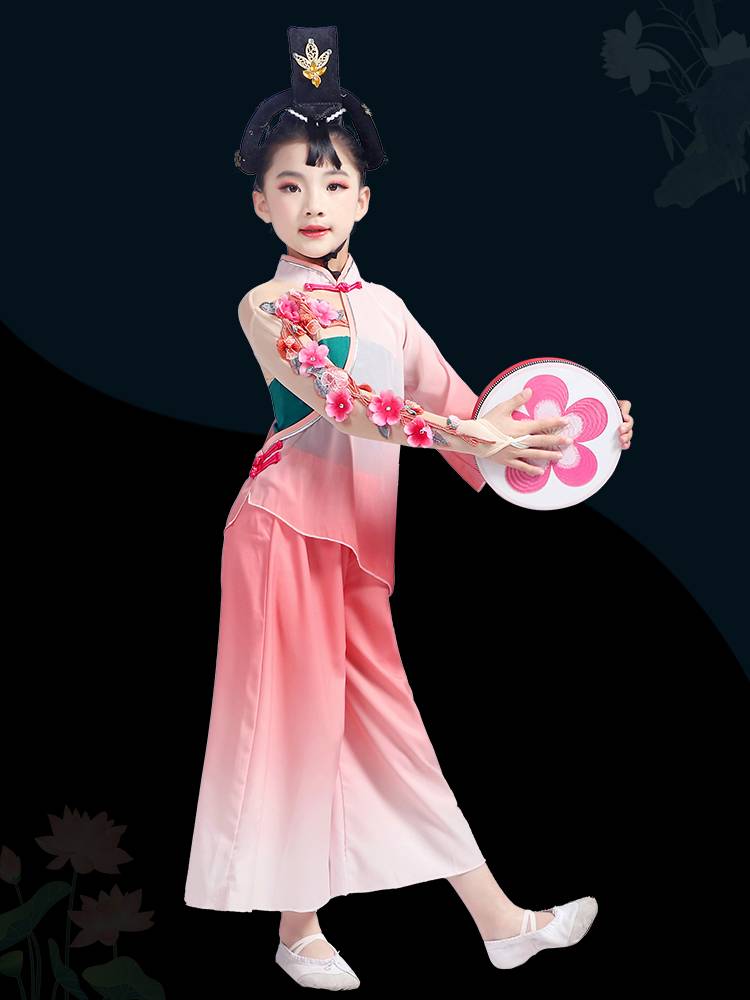 Children's Classical Dance Clothing Female Practice Chinese Performance Dance Weiyu Loos Award Show Show Fragrance Performance Service