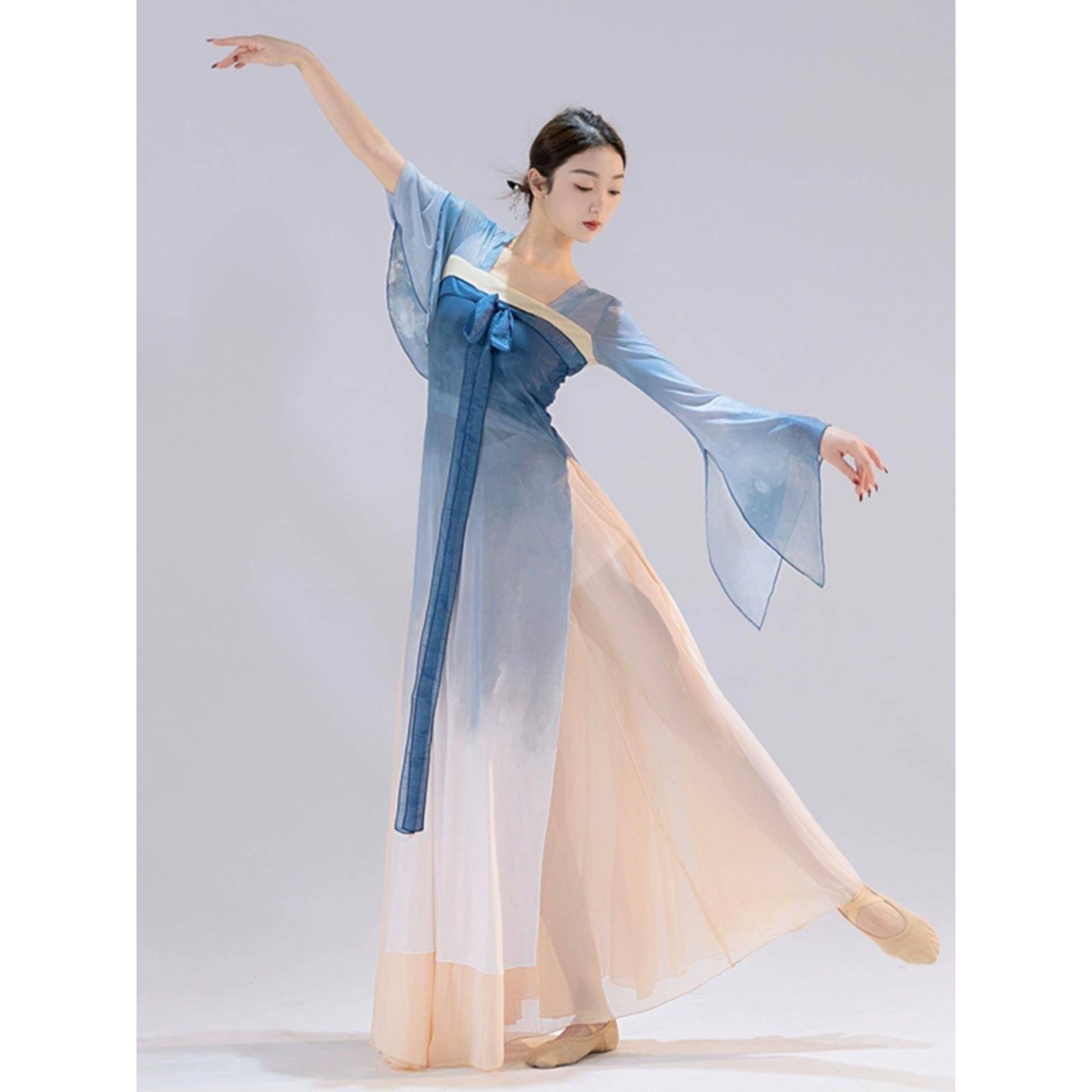 New classical dance yarn body rhyme performance service girl elegant Chinese style fairy training skills dance set female