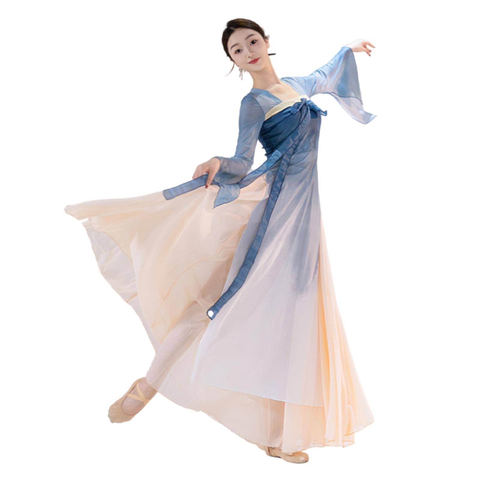 New classical dance yarn body rhyme performance service girl elegant Chinese style fairy training skills dance set female