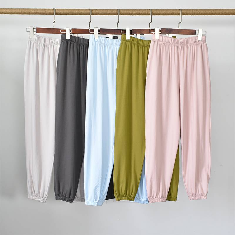 Modern dance exercise pants G Female loose high waist beam pants dance pants dance pants Chinese classical dance exercise uniforms to collect radish