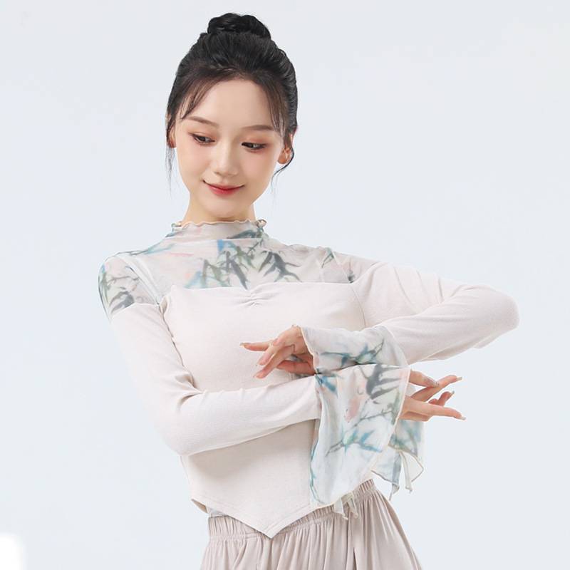Modern Dance Practice Female Summer Sliming Water Sleeve New Dance New Dance Classic Dance Classical Dance Chinese Windskin Test