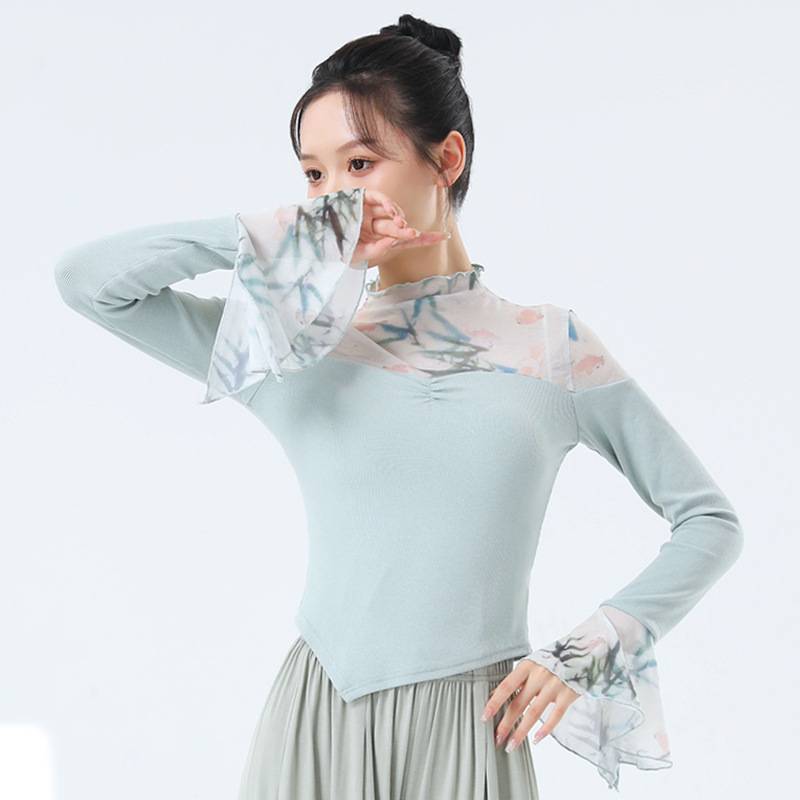 Modern Dance Practice Female Summer Sliming Water Sleeve New Dance New Dance Classic Dance Classical Dance Chinese Windskin Test