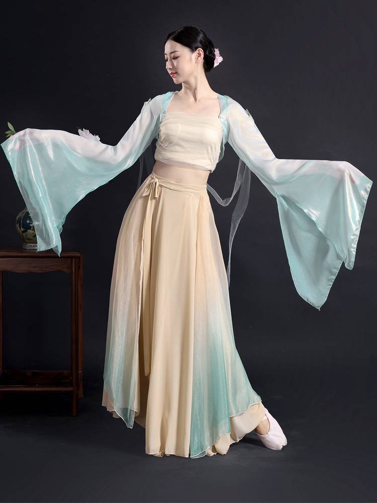 None of the Great Zuo Senyu Classical Dance Services Girls' Practice Gunnarian National Dance Han Tang Yue watching clothing
