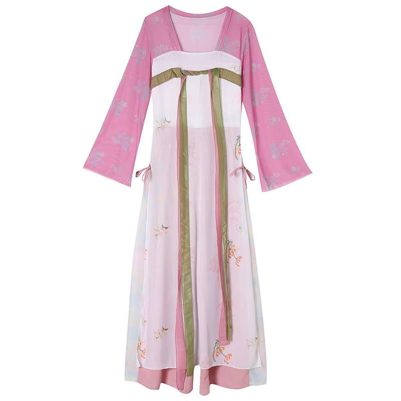 Classical dance clothing, Yiyun Yaosa Chinese Dance Performance Female Female Hanfu Hanfu Breast Broken Ribbon Set