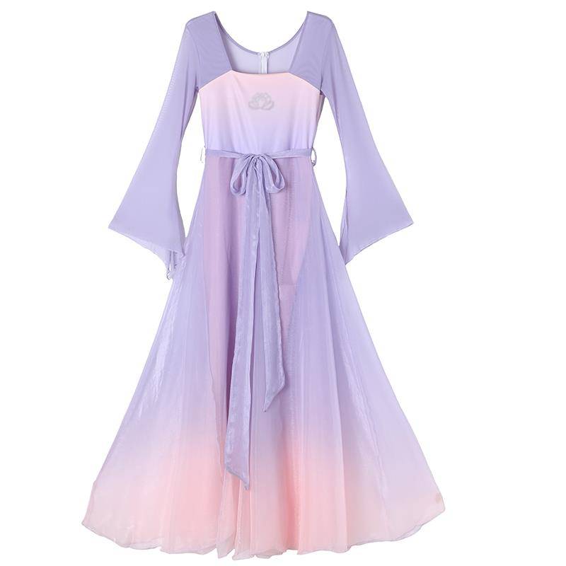 Classical dance dance clothing, Yunding Ya Yao Chinese dance elegant practice suit performance clothing female dress female dress big skirt
