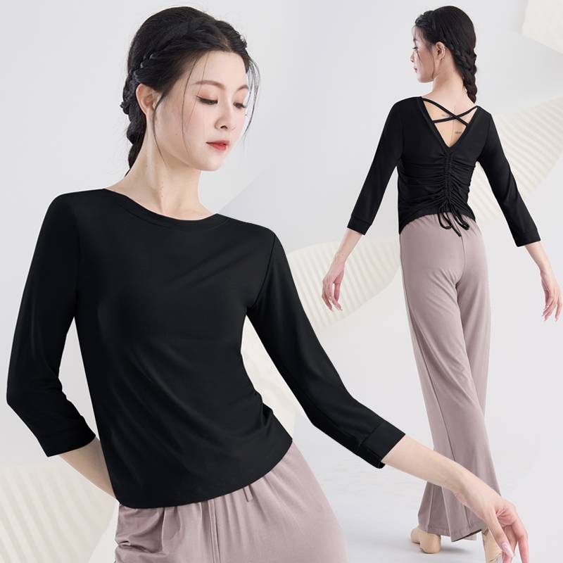 Spot dance practice clothing female China S classical dance adult Modal top -shaped basic training modern