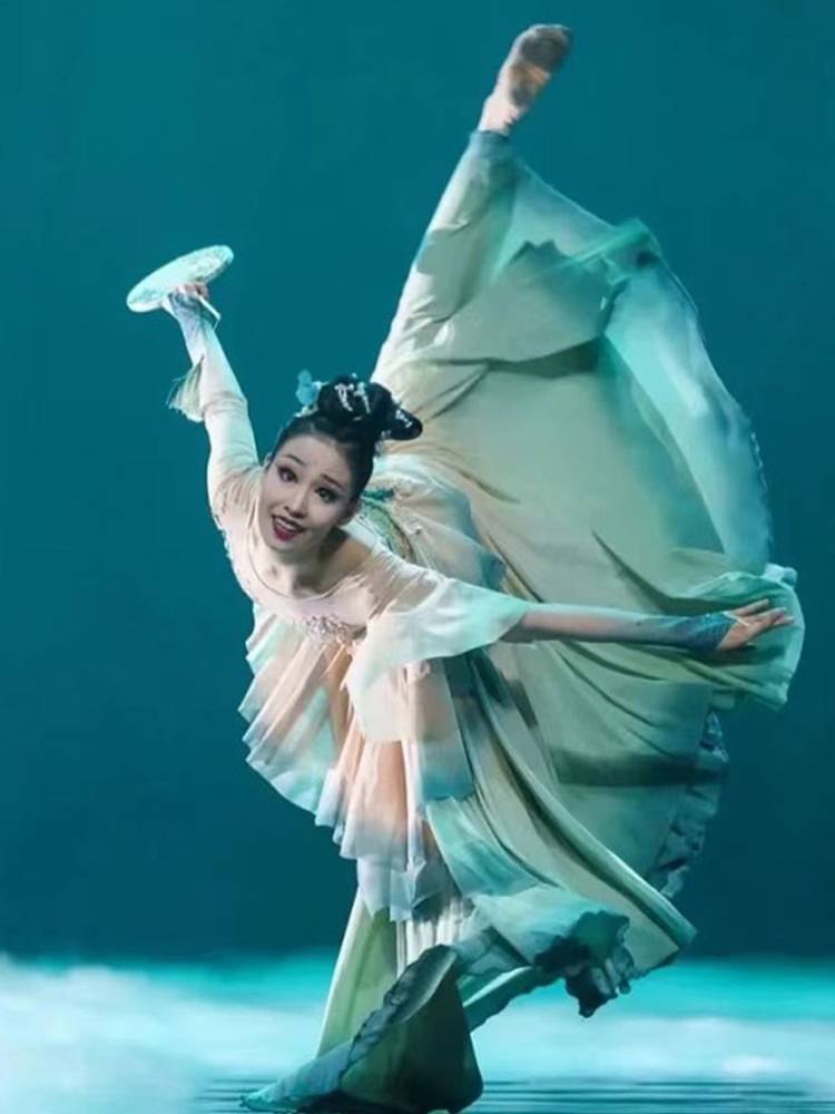Classical Dance Performance Servant Female Permanent Chinese Style New Drunk Dance Dance Clothing Fairy Drama Watching Skirt